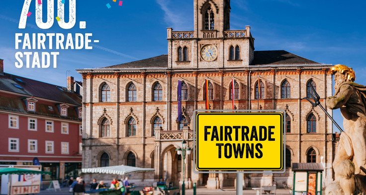 Weimar in Thüringen ist 700. Fairtrade-Town (Bild: TransFair e.V.)