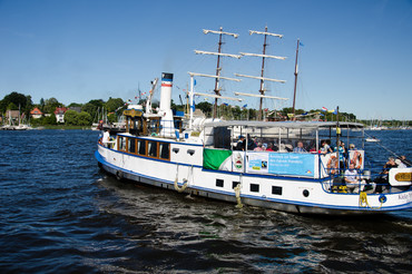 Fairer Handel auf dem Wasserweg bei der HanseSail in Rostock. Bild: Christoph Herz