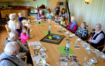 Fairtradeaktion in einem Seniorenheim in Gronau (Bild: Birgit Hüsing-Hackfort)