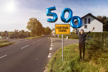 Pressebild 500 Fairtrade-Towns in Deutschland (Bild: TransFair e.V.)